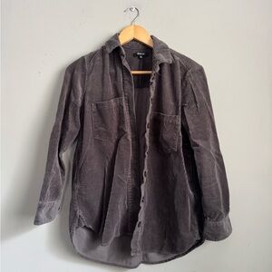 Madewell Charcoal Corduroy Shirt